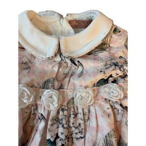 Girls One Friday Dress 6-9 Months Pink Floral